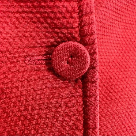 Eileen Fisher Notch Collar Waffle Textured Blazer Jacket Button Up Front Sz PS - Picture 4 of 10